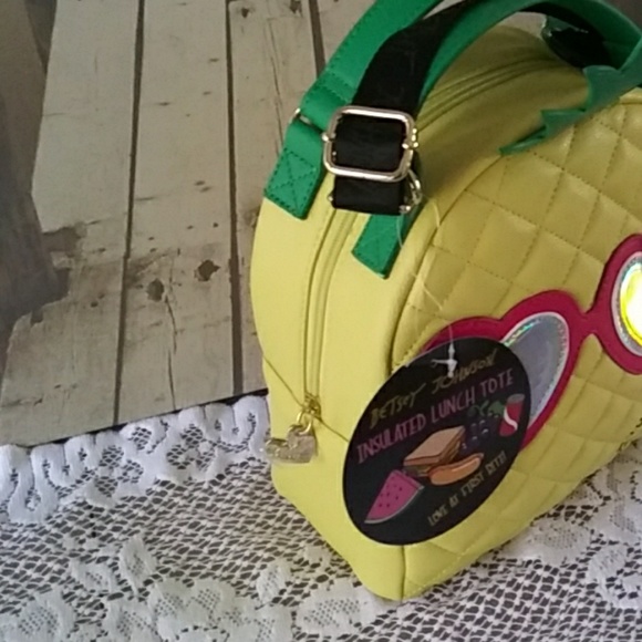Betsey Johnson Pineapple Lunch Tote - Picture 3 of 6
